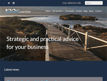 Tablet Screenshot of maddenslawyers.com.au
